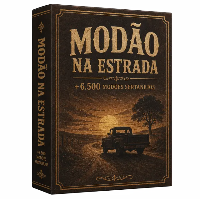 Capa 3D da coleção Modão na Estrada